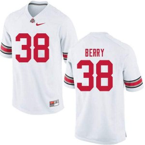 Men's Ohio State Buckeyes #38 Rashod Berry White Nike NCAA College Football Jersey March ABM1144WW